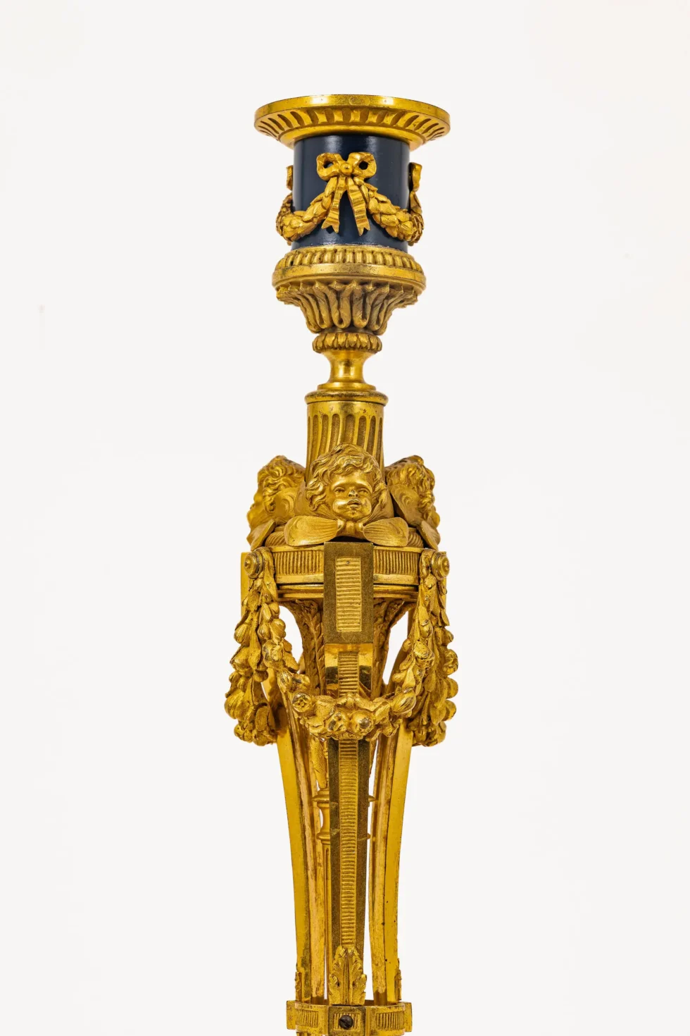 Exceptional Pair of French Ormolu Candlesticks by Millet, After Martincourt - Image 7