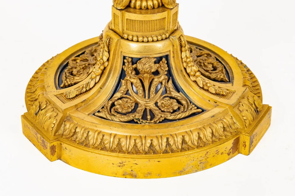Exceptional Pair of French Ormolu Candlesticks by Millet, After Martincourt - Image 14