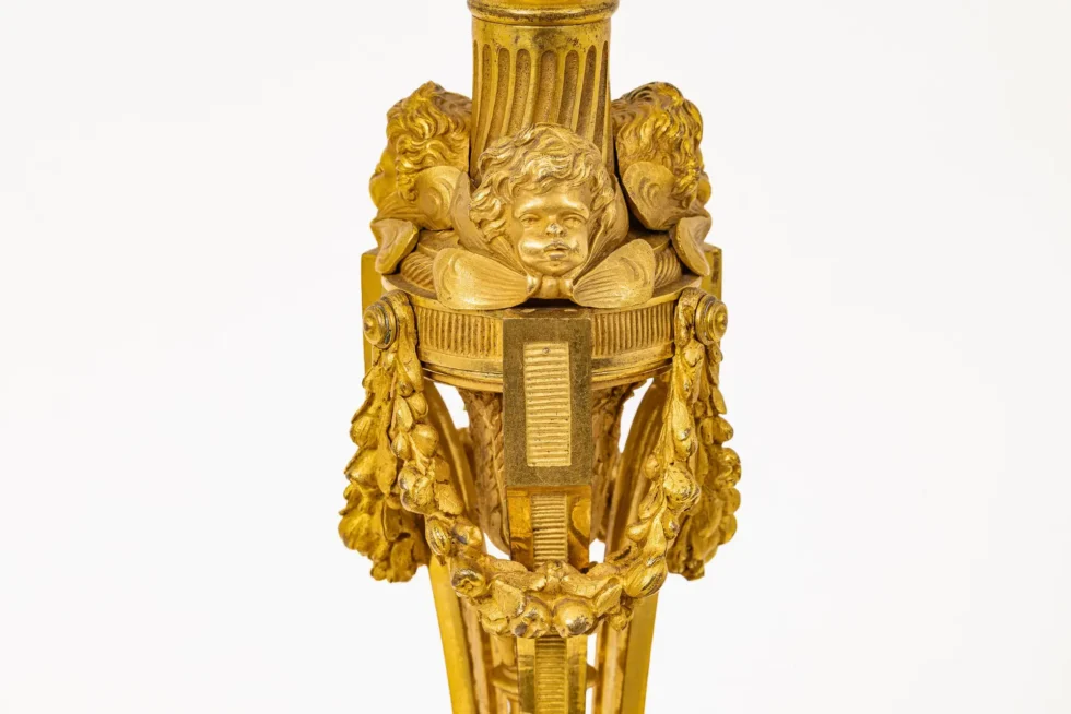 Exceptional Pair of French Ormolu Candlesticks by Millet, After Martincourt - Image 15
