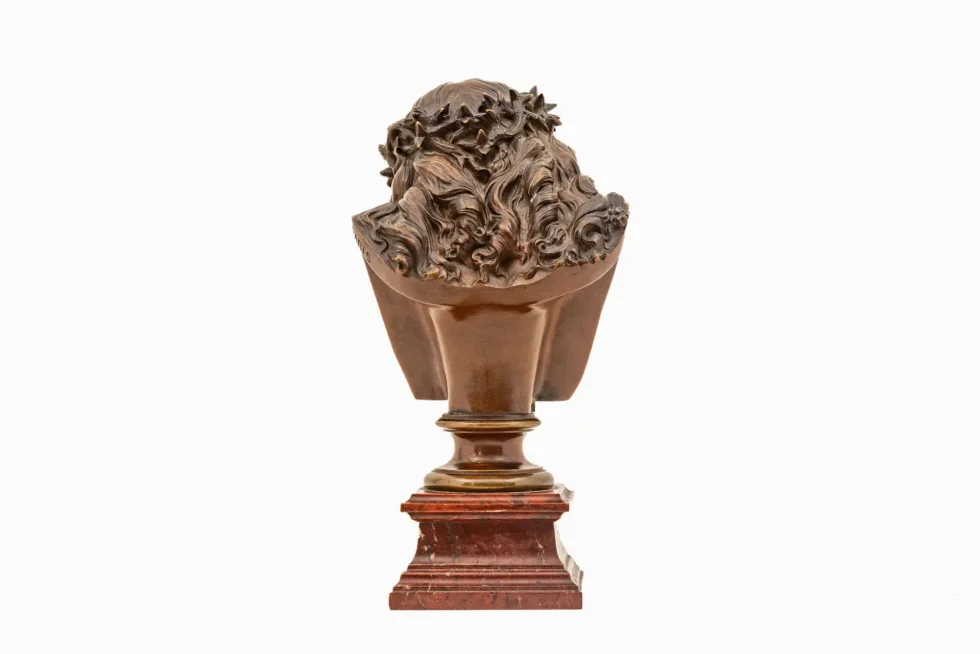 Exceptional French Bronze Bust of Christ by Auguste Clésinger Poussielgue Rusand - Image 5