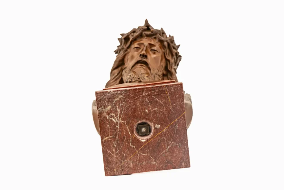 Exceptional French Bronze Bust of Christ by Auguste Clésinger Poussielgue Rusand - Image 19