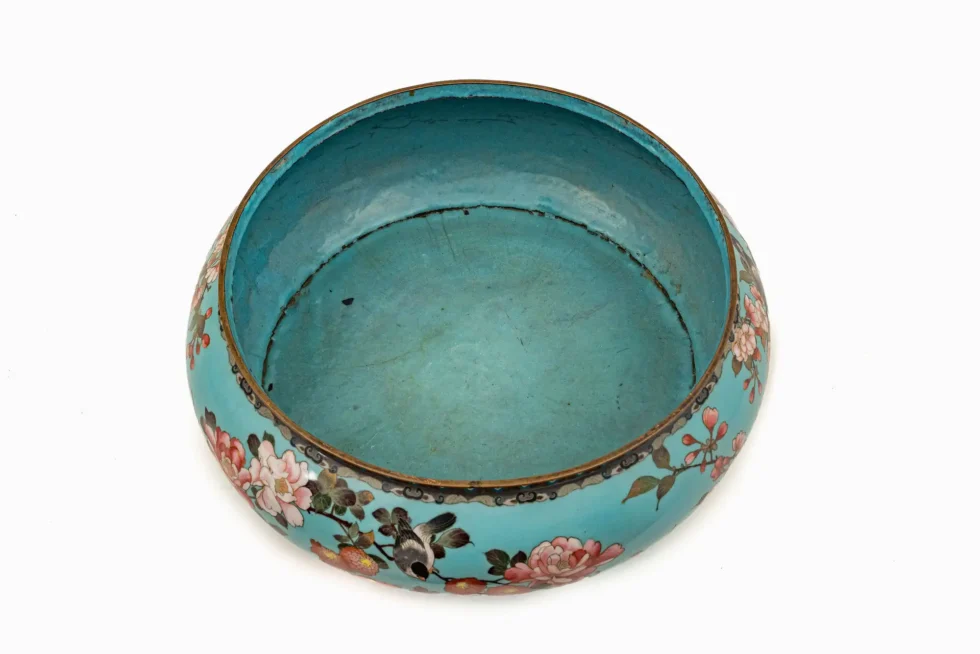 Exceptional Large Japanese Cloisonné Enamel Planter Attributed to Goto Seizaburo - Image 13