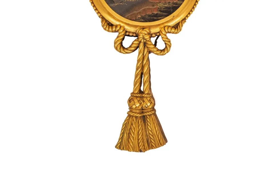 Exceptional Pair of E.F. Caldwell Gilt Bronze & Japanese Lacquer Wall Sconces - Image 3
