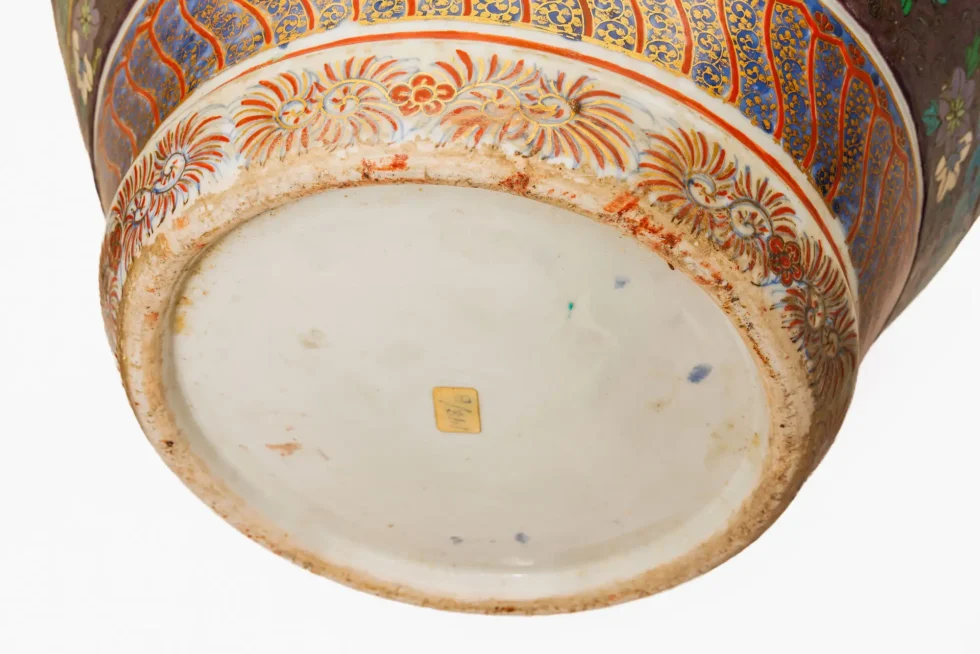 Monumental Pair of Japanese Cloisonné Porcelain Jars, Takeuchi Chubei, Meiji - Image 23