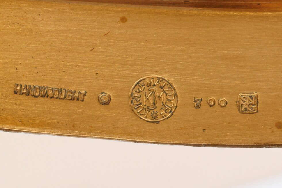 Kurt J. Matzdorf Monumental Judaica Modernist Brass Torah Stand, New York c 1970 - Image 17