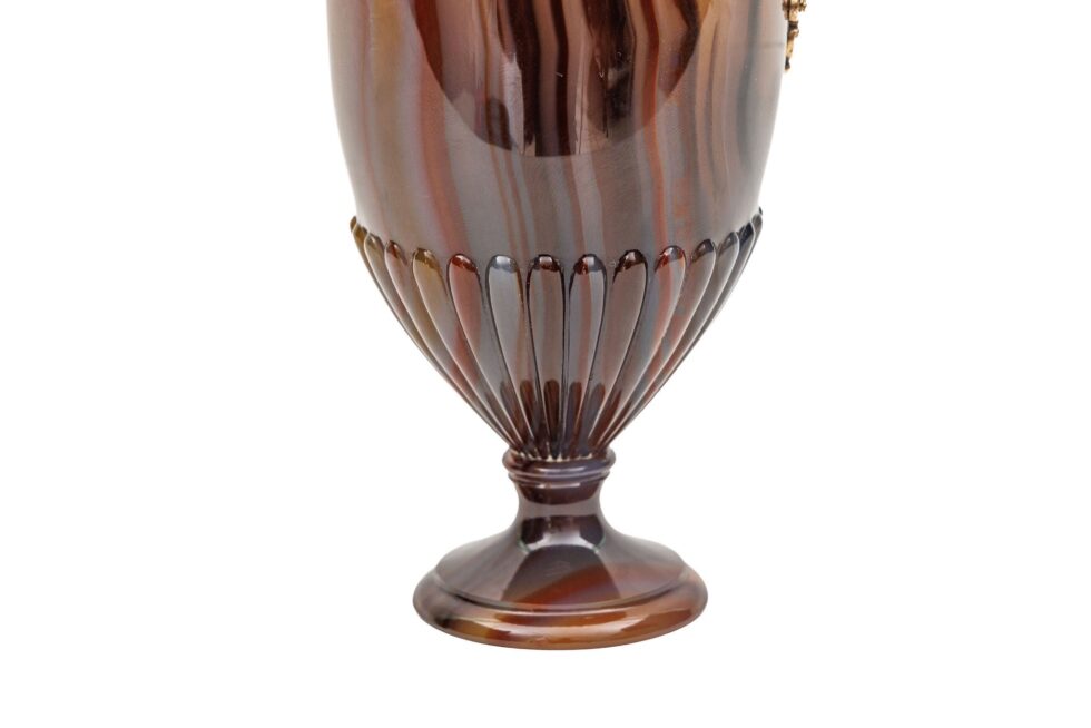 Exceptional 19th Century Silver-Gilt Mounted Banded Agate Ewer Museum Provenance - Image 19