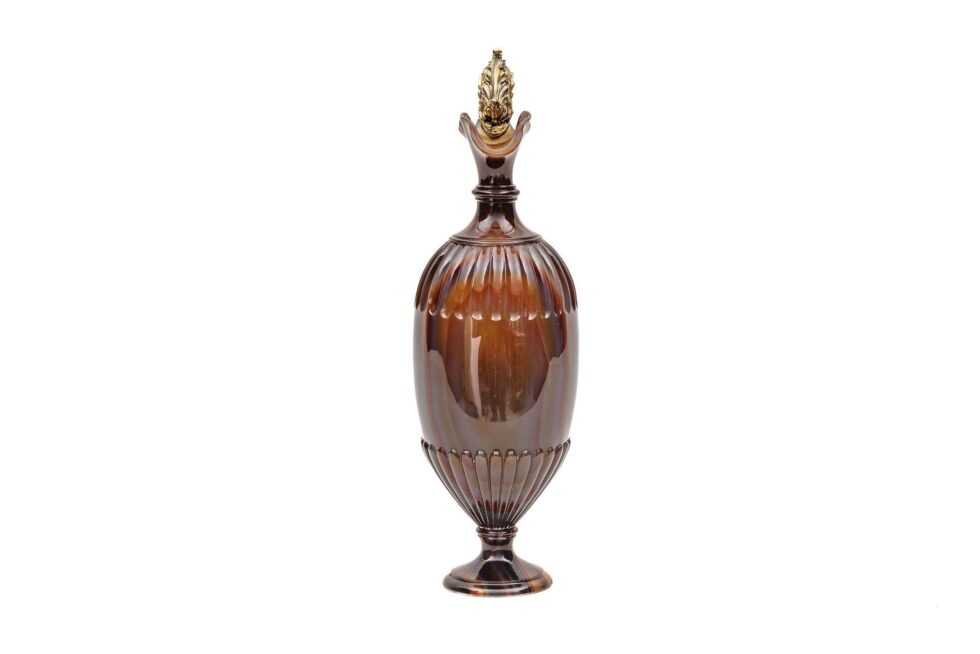 Exceptional 19th Century Silver-Gilt Mounted Banded Agate Ewer Museum Provenance - Image 2
