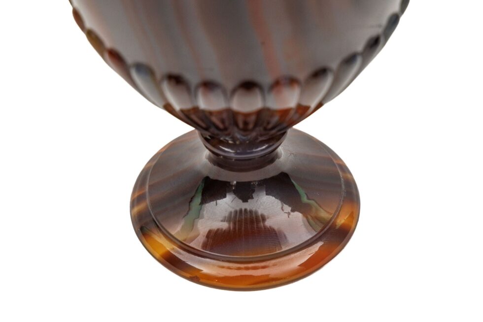 Exceptional 19th Century Silver-Gilt Mounted Banded Agate Ewer Museum Provenance - Image 21