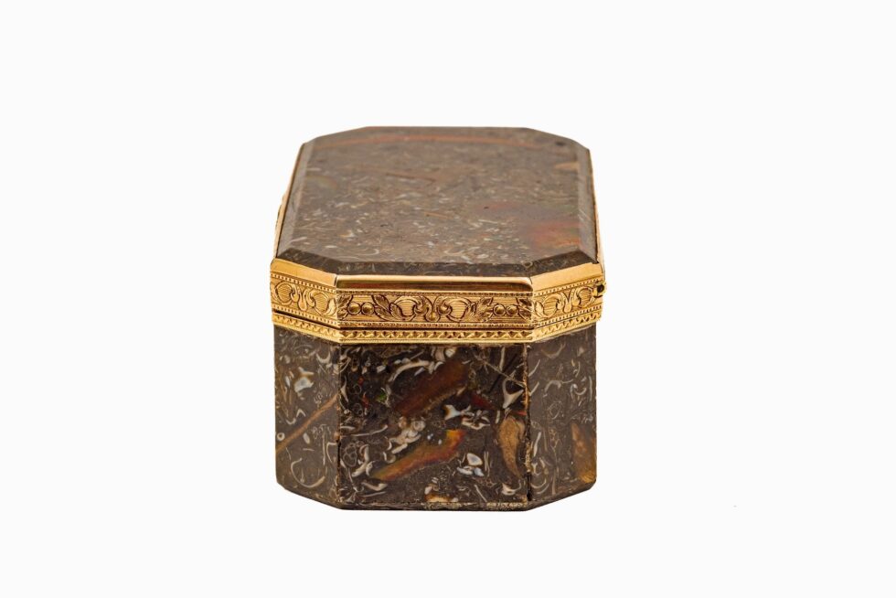 Exceptional French 18K Gold-Mounted Opal Matrix Snuff Box, circa 1800 - Image 4