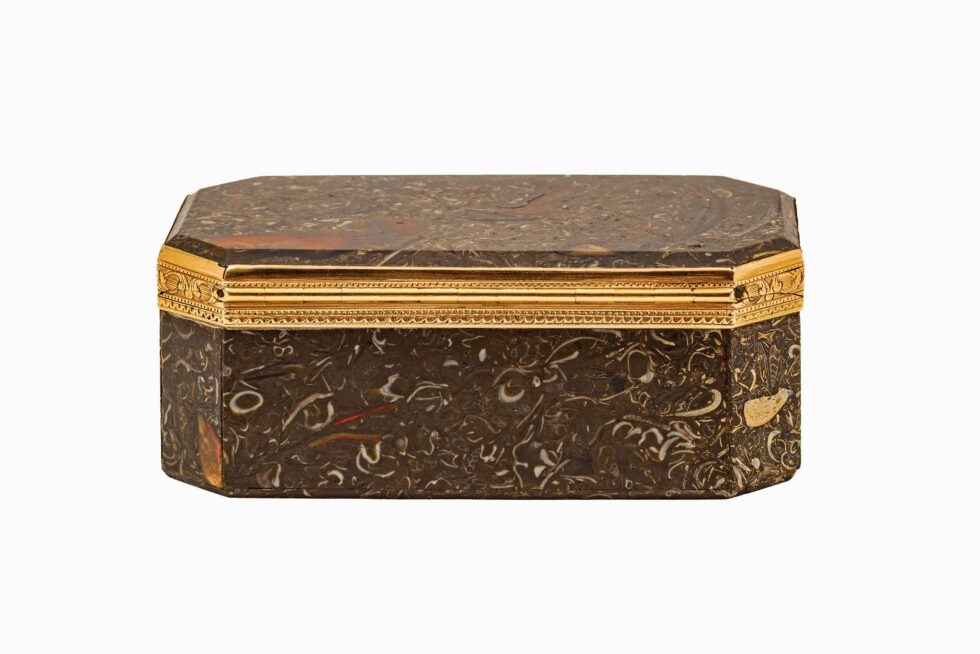 Exceptional French 18K Gold-Mounted Opal Matrix Snuff Box, circa 1800 - Image 5